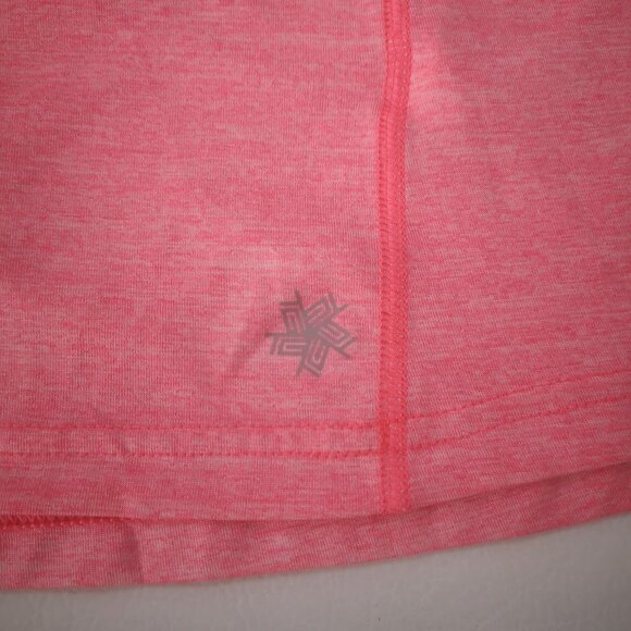 Tek Gear Dry TEK Ladies V-neck Pink Short Sleeves Athletic T-shirt - Picture 6 of 8
